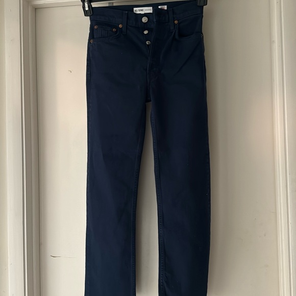 NWT re/done jeans navy blue - Picture 2 of 8